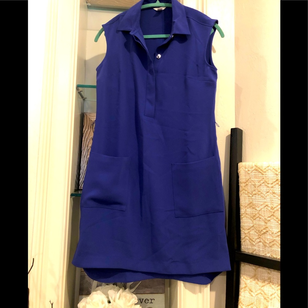 NWOT Calvin Klein collared shift dress